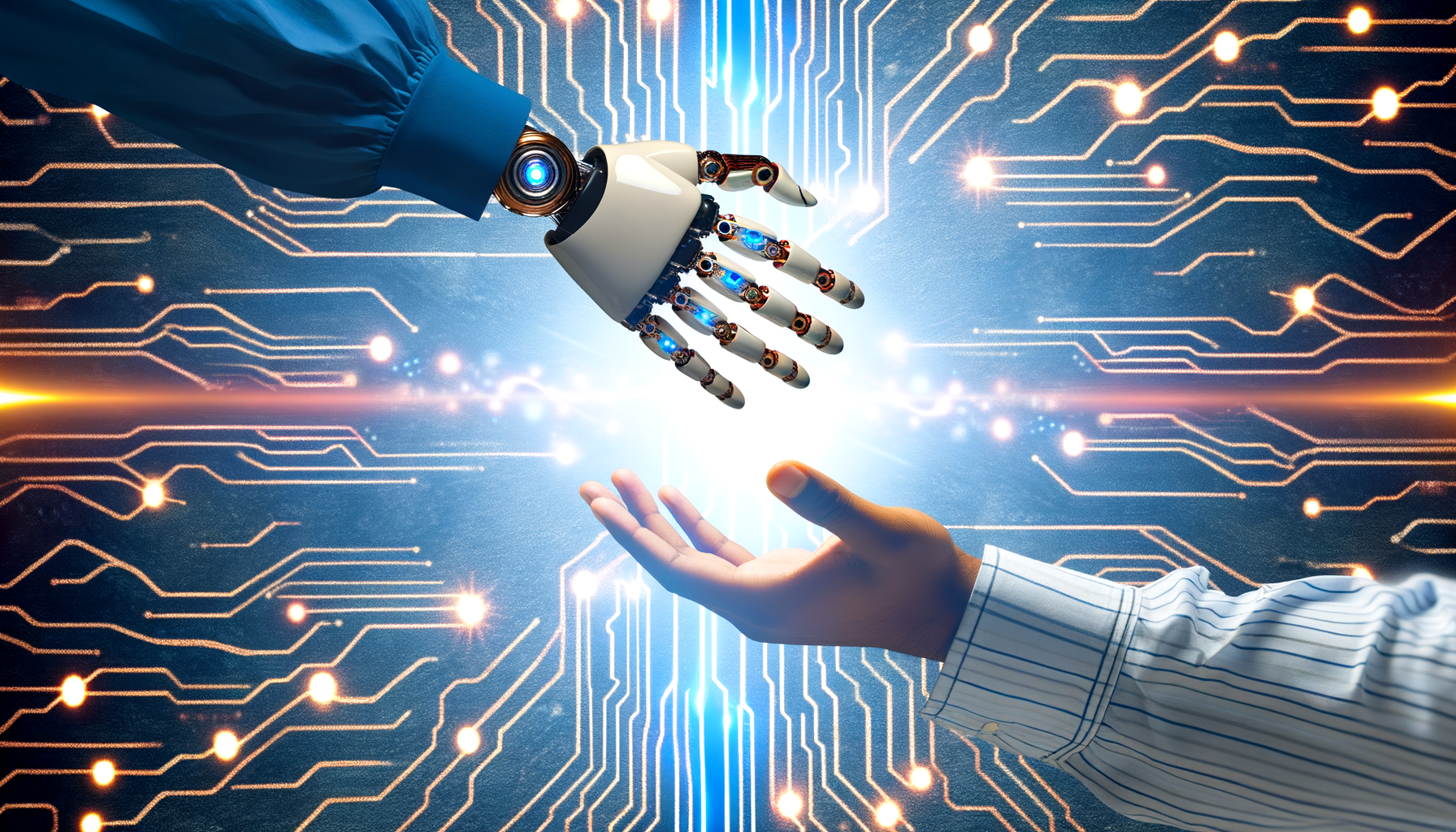 AIと人間が協業するイメージ