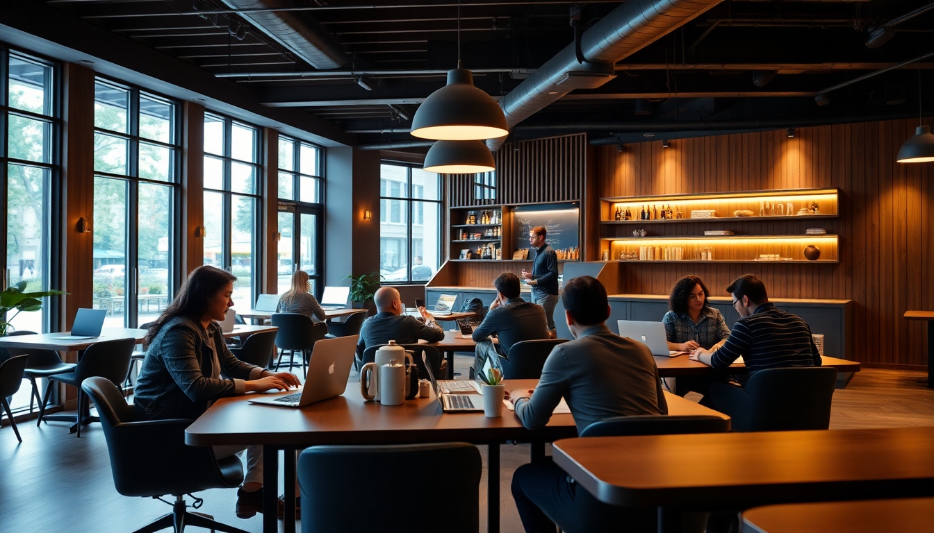 ITフリーランスが働くモダンなオフィス空間